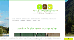 Desktop Screenshot of fewo-mangold.de