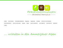 Tablet Screenshot of fewo-mangold.de